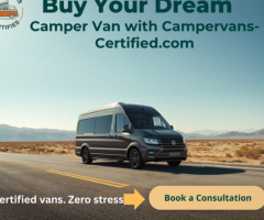 Certified Camper Van Buying Help – Free Consultation for Vanlife Adventure Seekers