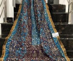 Buy Pakistani dupatta with heavy embroidery online