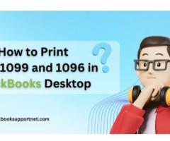 How to Print Form 1096 in QuickBooks