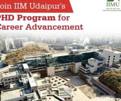 Join IIM Udaipur's PHD Program in Marketing - 1