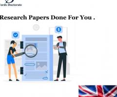Research Papers Done For You in UK