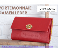 Hochwertiges Damen Portemonnaie aus Leder: Zeitlose Eleganz für jede Gelegenheit