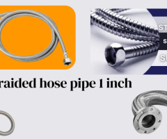 SS BRAIDED HOSE PIPE 1 INCH