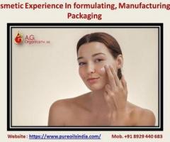 Cosmetic Experience In formulating, Manufacturing & Packaging