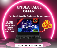 Get 45% OFF on the Lenovo IdeaPad Gaming 3