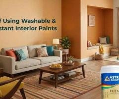 Benefits of Using Washable & Stain-Resistant Interior Paints