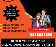 ADMISSIONS GOING FOR TOP ENGINEERING COLLEGES IN CHENNAI, CALL 8838033995