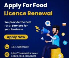 Apply For Food Licence Renewal
