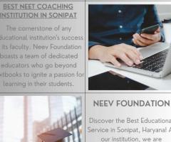 Strategic Approach to IIT JEE: Sonipat Neev The Foundation Tutorial Series