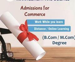 Admissions for Commerce (B.Com/ M.Com) Degree