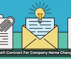 Draft Contract For Company Name Change