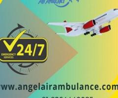 Book Angel Air Ambulance Service in Delhi with Hi-tech Ventilator Support