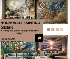 Professional House Wall Painting Design Services by Interiors Studio | Call Now – 9811086796