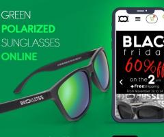 Green polarized sunglasses online