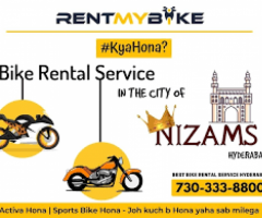 Cheap bike rentals in Hyderabad