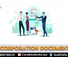 Lead India | Incorporation documents