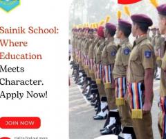 Sainik School: Where Education Meets Character. Apply Now!