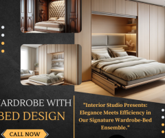 Wardrobe With Bed Design | Create a Stunning Bedroom with Interiors Studio