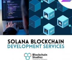 Get the Best Solana Blockchain Development Services by Blockchain Studioz