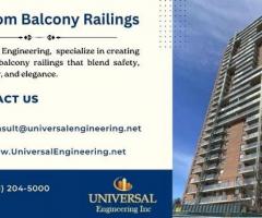 Elevate Your Space with Custom Balcony Railings