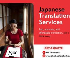 Professional Japanese Translation Services in Mumbai, India | Bhasha Bharati Arts