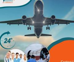 Obtain Vedanta Air Ambulance from Guwahati with a Life-Saving Medicinal Facility