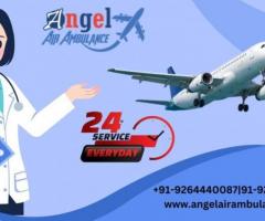 Take Angel  Air Ambulance Service in Gaya With Responsible Doctors Team