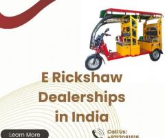 E Rickshaw Dealerships in India