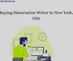 Buying Dissertation Writer In New York, USA - 1