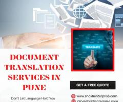 Professional Document Translation Services in Pune, India | Shakti Enterprise