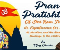 Prana Pratishtha of Shri Ram Temple by Vijay Chawla
