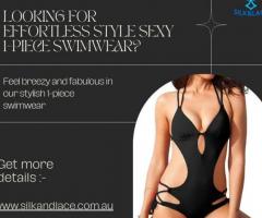 Looking for Effortless Style Sexy 1-Piece Swimwear?
