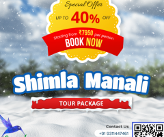 Book your Shimla & Manali tour package - Liamtra
