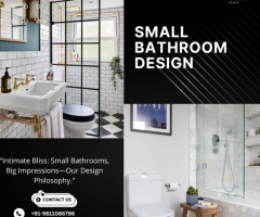 Transform Your Small Bathroom Design with Interiors Studio's Expert Design | Call Now!