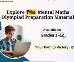 Mental Math Olympiad Study Material for class KG to 10th grade
