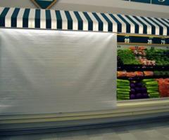 Produce Case Night Covers and Blinds