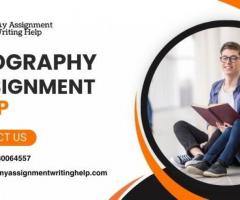 Customized Geography Assignment Writing Help for Your Needs