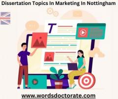 Dissertation Topics In Marketing In Nottingham