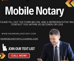 800-766-5146 Mobile Notary Service in Texas