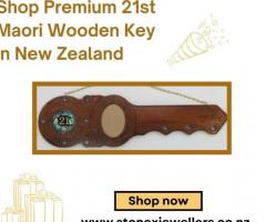 Shop Premium 21st Maori Wooden Key in New Zealand | Stonex Jewellers