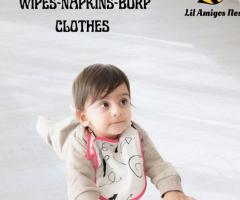 Buy Baby Gear  WIPES-NAPKINS-BURP CLOTHES at Lil Amigos Nest