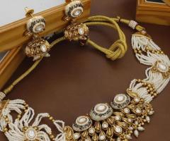 Buy Kundan Choker Set: Authentic Indian Jewelry