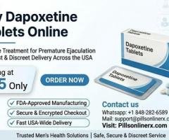 Order Dapoxetine Tablets in Chicago with Confidence