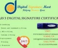 Buy Class 3 Digital Signature Certificate from Digital Signature Mart