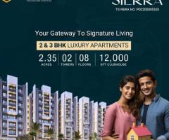 2 and 3bhk flats for sale in bachupally | Sujay Infra - 1