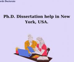 Ph.D. Dissertation help in  New York, USA.
