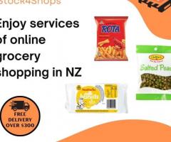 Enjoy services of  online grocery shopping in NZ | Stock4Shops