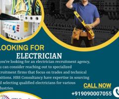 Electrician recruitment services
