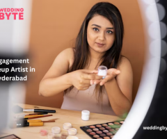 Radiant Glamour Unleashed: Top Engagement Makeup Artist in Hyderabad