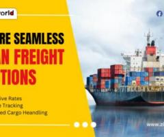 Explore seamless ocean freight solutions with Zipaworld.